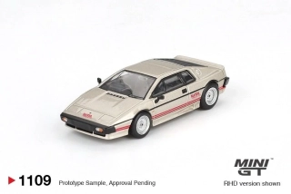 Lotus Esprit 1980 Turbo metallic silver 1:64 Mini GT