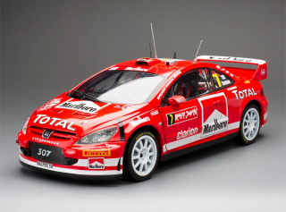 Peugeot 307 WRC #1 Gronhölm/Rautiainen Winner Rally Japan 2005 1:18 Sun Star