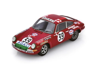 Porsche 911S #39 Verrier/Foucault 11th 24H Le Mans 1971 1:43 Spark