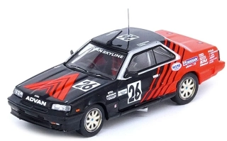 Nissan Skyline 2000 1987 Turbo RS-X HR31 #26 Kenji Takahashi/Takao Wada *ADVAN* JTCC red/black 1:64 Inno Models