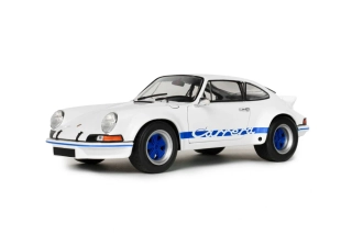 Porsche 911 RSR 1973 white/blue carrera stripes 1:18 Solido