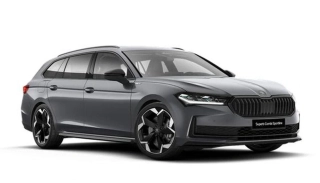 Škoda Superb Combi Sportline 2024 pebble silver metallic 1:18 Solido