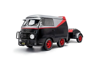 Volkswagen Cool Combi Sport 2024 black/silver/red 1:18 Solido