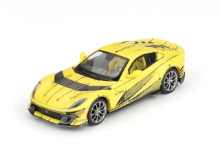 Ferrari 812 2021 Competitizone Tailor Made yellow 1:64 B.B.R.