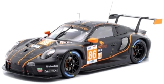 Porsche 911 RSR-19 Gulf GR Racing #86 Wainwright/Pera/Barker 24H Le Mans 2022 1:18 Ixo Models