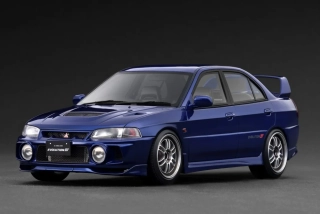 Mitsubishi Lancer Evolution IV CN9A dark blue 1:18 Ignition Model