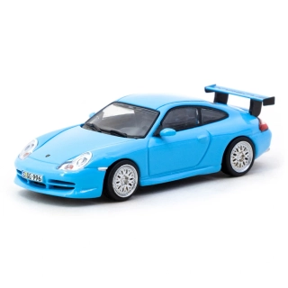 Porsche 911 GT3 (996) light blue 1:64 Tarmac