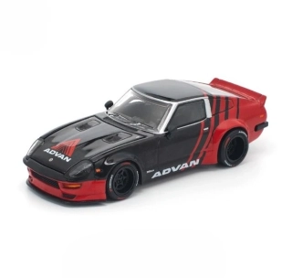 Nissan Pandem 280ZX *Advan* black/red 1:64 Pop Race