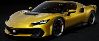 Ferrari 296 Speciale 2025 Montecarlo yellow metallic with Showcase 1:18 Polistil 