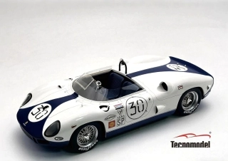 Ferrari 330P 4.0L V12 Team Mecom Racing #30 Rodriguez/Hill 12H Sebring 1965 1:18 Tecnomodel