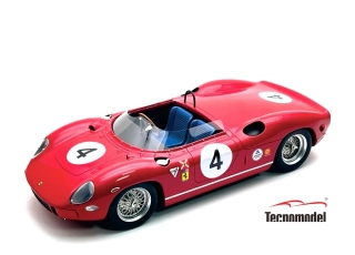 Ferrari 330P 4.0L V12 Team N.A.R.T. North American Racing #4 P.Rodriguez Winner Canada Mosport GP 1964 1:18 Tecnomodel