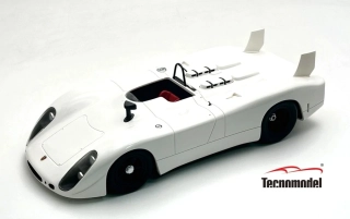Porsche 908/02 3.0L Flunder Spider Press 1969 white 1:18 Tecnomodel