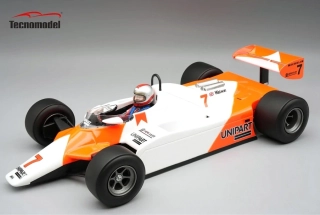 McLaren F1 MP4/1B Ford Cosworth #7 J.Watson Winner USA Detroit GP 1982 with Pilot Figure 1:18 Tecnomodel
