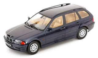 BMW 3-Series E46 Touring 1999 dark blue metallic 1:18 KK Scale