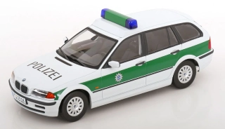 BMW 3-Series E46 Touring 1999 white/green 1:18 KK Scale