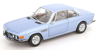 BMW 3.0 CSi E9 Coupe 1971 light blue metallic 1:12 KK Scale
