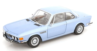 BMW 3.0 CSi E9 Coupe 1971 - Alpina Rims - light blue metallic 1:12 KK Scale