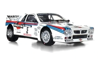 Lancia 037 #5 Alen/Kiwimaki Winner Tour de Corse 1984 with Light and Sound 1:8 Ixo Models 