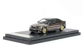 BMW 3 E46 With BBS Rim gray chrome 1:64 Stance Hunters