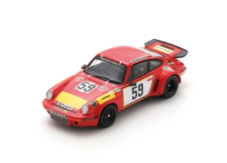 Porsche 911 Carrera RSR #59 Schenken/Ganley 24H Le Mans 1975 1:64 Spark 