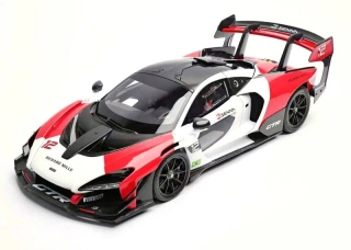 McLaren Senna GTR red/white 1:18 LCD Model
