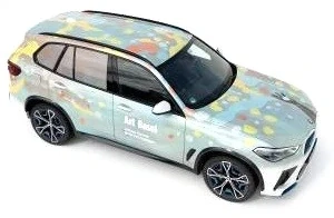 BMW IX5 Hydrogen Art-Basel 2025 Art Car by Alvaro Barrington 1:18 BMW Collection