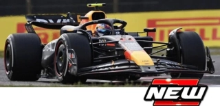 Red Bull RB20 #11 S.Perez 2024 with Standing Driver Figure 1:24 Bburago