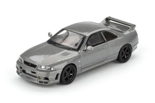 Nissan GTR (R33) 1993 Nismo BCNR33 CRS dark metal grey 1:64 Mini GT