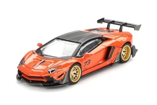 Lamborghini Aventador LB-Works Limited Edition MDX 2025 orange 1:64 Mini GT