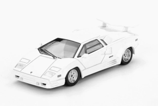 Lamborghini Countach 1989 25th Anniversary white 1:64 Mini GT