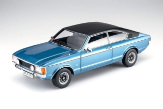 Ford Granada L Coupe light blue metallic/black vinyl top 1:18 Touring Modelcars