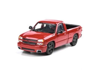 Chevrolet Silverado 2006 Single Cab Pick-Up 454 LSX LHD red 1:64 Para64