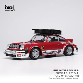 Porsche 911 SC Gr.4 Rally Monte Carlo 1980 1:18 Ixo Models