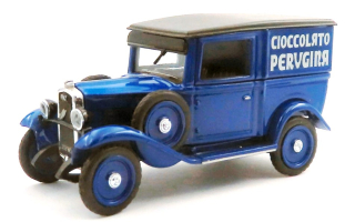 Fiat Balilla Van Cioccolato Perugina 1932 blue 1:43 Rio Models