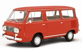 Fiat 850 Familiare 1965-1976 red 1:18 Laudoracing Model