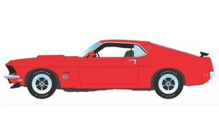 Ford Mustang 600 1969 flower power red 1:18 Acme Diecast