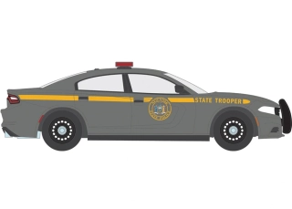 Dodge Charger 2023 Pursuit *New York State Police* grey/orange 1:64 Ixo America