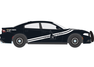 Dodge Charger 2023 Pursuit *Idaho State Police* black/white 1:64 Ixo America