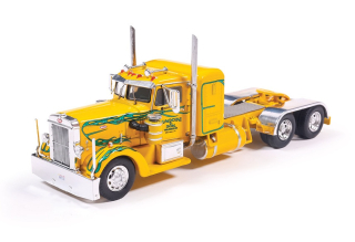 Peterbilt 350 1952 yellow/green flames 1:64 Ixo America