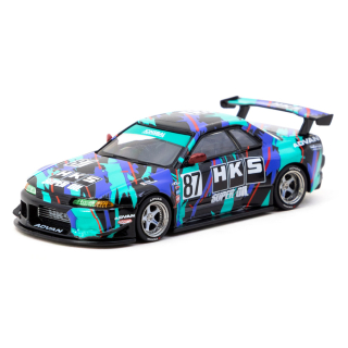 Nissan Skyline (R32) Widebody *HKS* 1:64 Tarmac