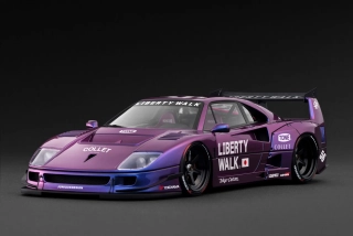 Ferrari LB-Works 40 purple metallic 1:18 Ignition Model
