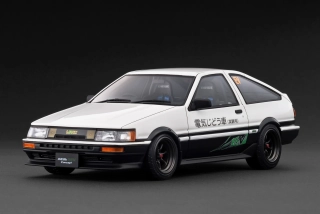 Toyota Corolla Levin 3Dr (AE86) BEV white/black 1:18 Ignition Model