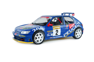 Peugeot 306 Maxi Blue #2 Ascona/Billmaier Rally de Aviles 1997 1:18 Solido