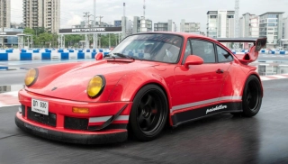 Porsche RWB Bodykit Painkiller 2008 indian red 1:43 Solido