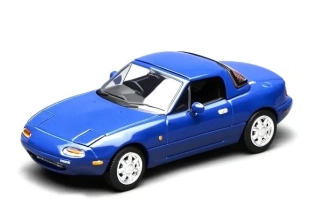 Mazda MX5 1989 Spider Roadster LHD blue 1:64 Motorhelix 