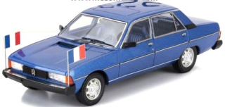 Peugeot 604 GTi V6 Ministeriale 1983 blue 1:43 KESS Model