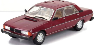 Peugeot 604 SRD Turbo 1983 red 1:43 KESS Model