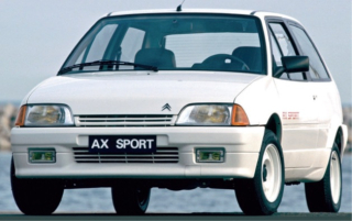 Citroën AX Sport 1987 white 1:18 Norev