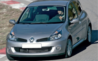 Renault Clio R.S. 2007 silver 1:18 Norev