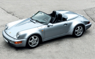 Porsche 911 Speedster WTL 1993 silver 1:18 Norev